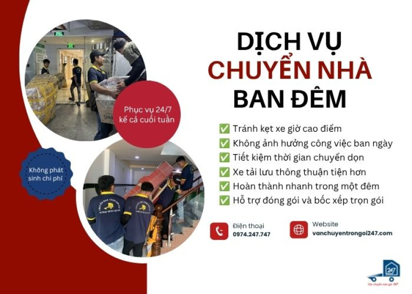 Dịch vụ chuyển nhà ban đêm