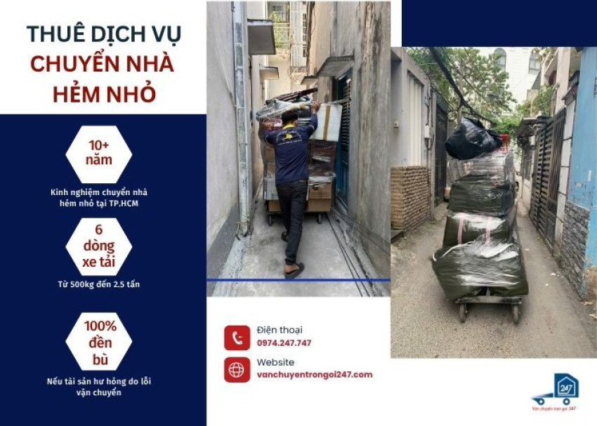 Thuê dịch vụ chuyển nhà hẻm nhỏ TPHCM