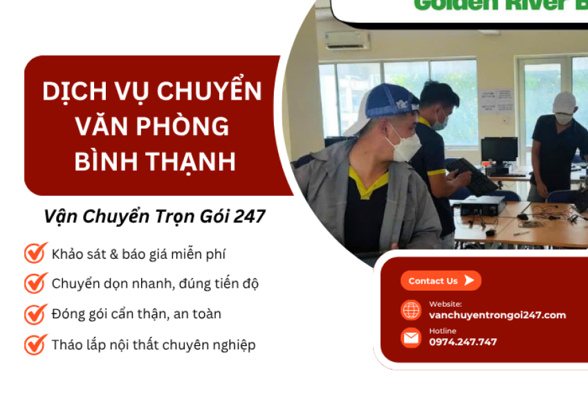 Dịch vụ chuyển văn phòng Bình Thạnh