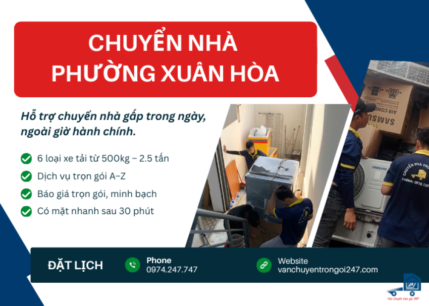 Chuyển nhà Phường Xuân Hòa
