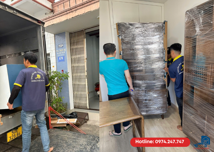 Dịch vụ chuyển nhà trọn gói tại Phường Nhiêu Lộc