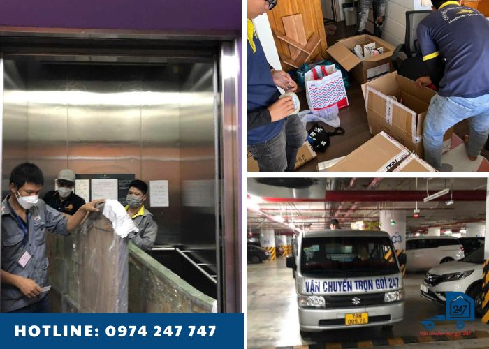 Vận chuyển văn phòng tại Vinhomes Golden River