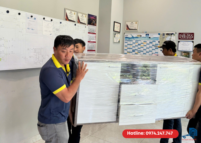 Di dời nhanh chóng, hạn chế gián đoạn công việc