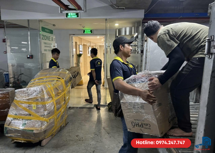 Dịch vụ cho thuê xe tải chuyển văn phòng